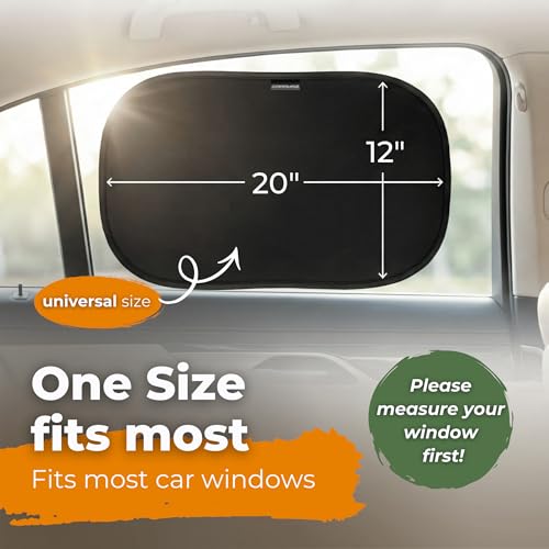 UV Protection Car Window Sun Shades 2-Pack