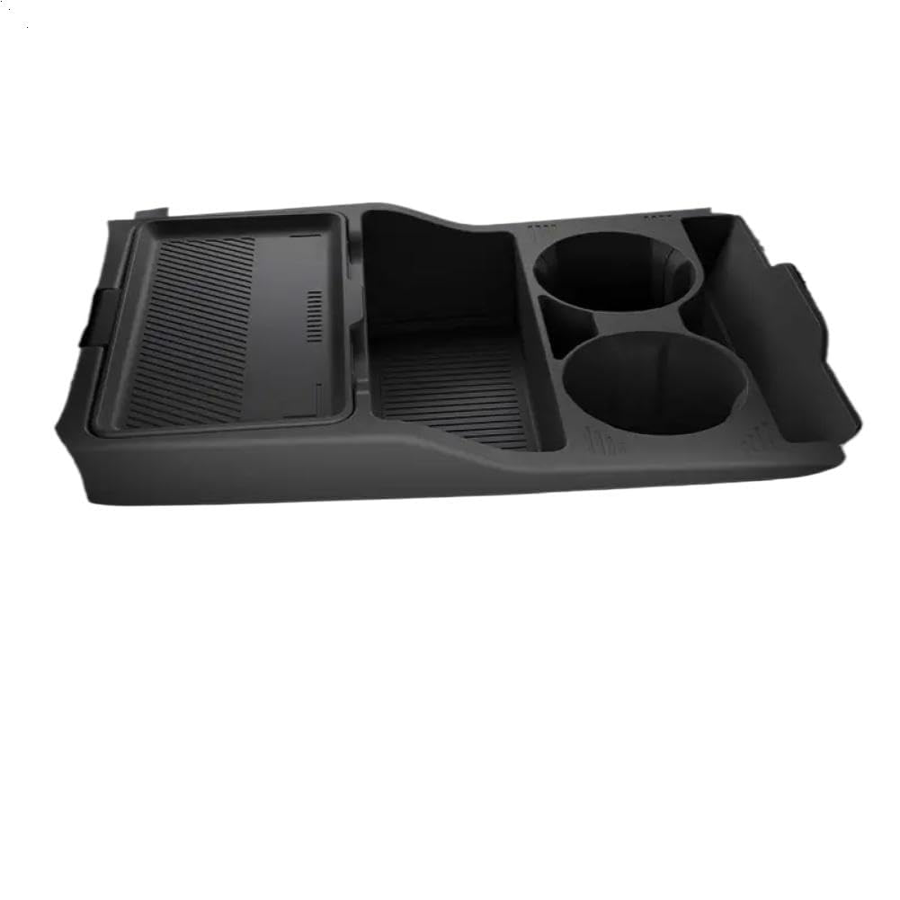 Center Console Storage Box with Anti-Slip Pad for Car Organization