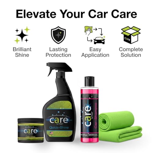 Cilajet Care Car Wash Care Kit, Essential Car Cleaning Kit, 5-Piece Set