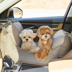 Waterproof Dog Car Seat with Cushioned Support for Small & Medium Dogs