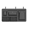 High-Capacity PU Leather Car Seat Back Organizer with Adjustable Storage