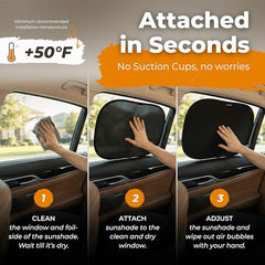 UV Protection Car Window Sun Shades 2-Pack