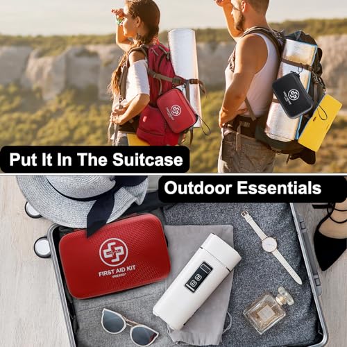 320-Piece Waterproof First Aid Kit for Car, Travel & Outdoor Use
