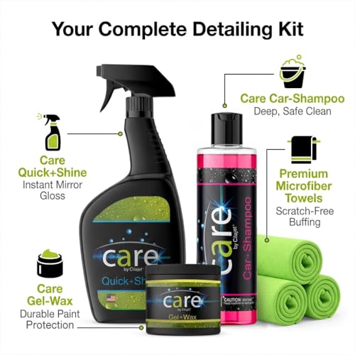 Cilajet Care Car Wash Care Kit, Essential Car Cleaning Kit, 5-Piece Set