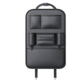 Multifunctional PU Leather Car Seat Back Organizer & Kick Mat