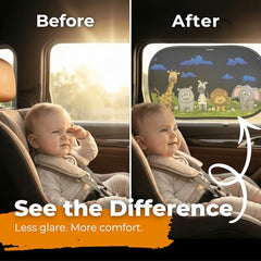UV Protection Car Window Sun Shades 2-Pack