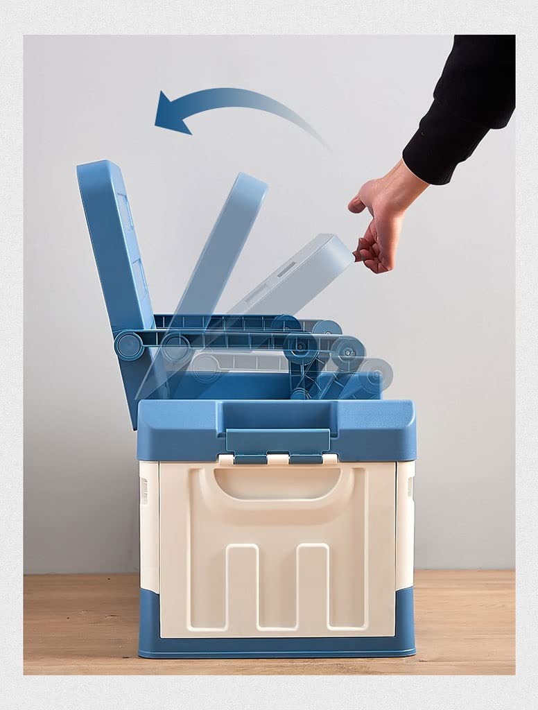 Foldable Car Trunk Storage Box for Shopping, Camping & Travel