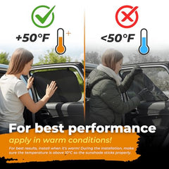 UV Protection Car Window Sun Shades 2-Pack