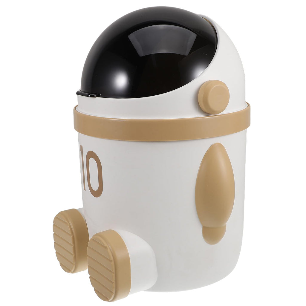 Astronaut Car Trash Can with Lid for Portable Vehicle Storage
