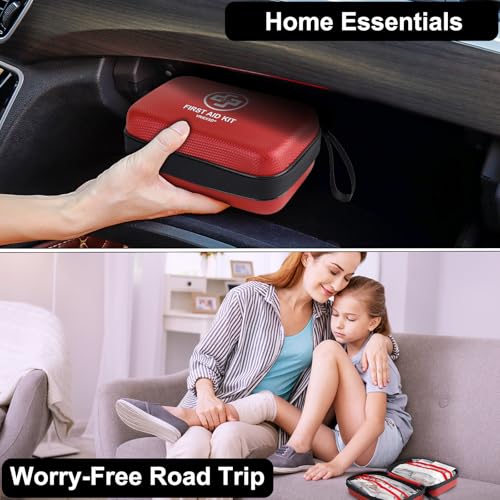 320-Piece Waterproof First Aid Kit for Car, Travel & Outdoor Use