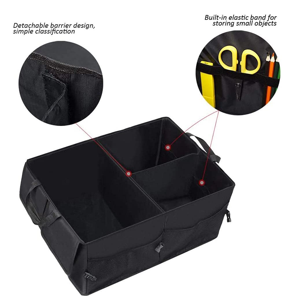 Foldable Car Trunk Organizer for Travel & Cargo Storage