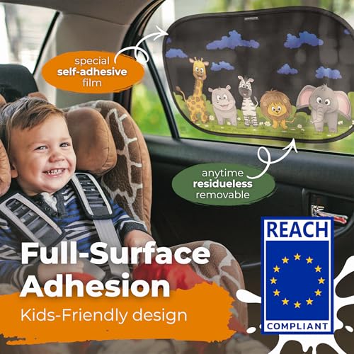 UV Protection Car Window Sun Shades 2-Pack