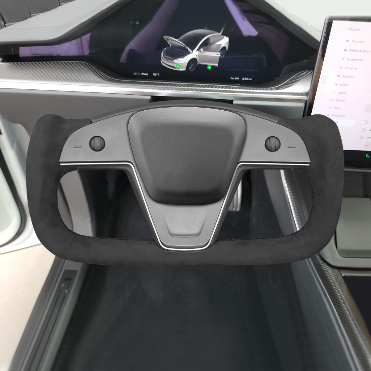 Yoke Steering Wheel Cover for Tesla Model S & Model X