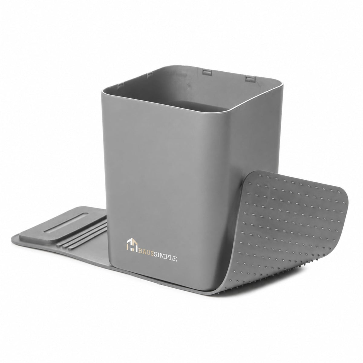 Leakproof Car Trash Can with Anti-Slip Base for Vehicle Storage
