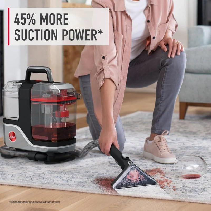 Hoover CleanSlate Plus Portable Carpet + Upholstery Spot Cleaner Machine