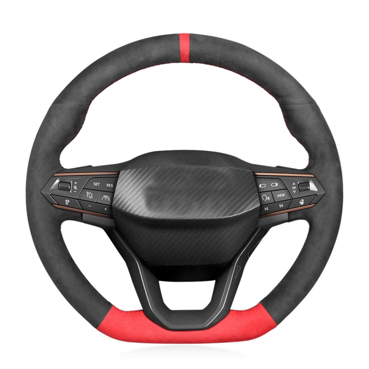Breathable DIY Steering Wheel Cover for SEAT Cupra Leon 2020–2021