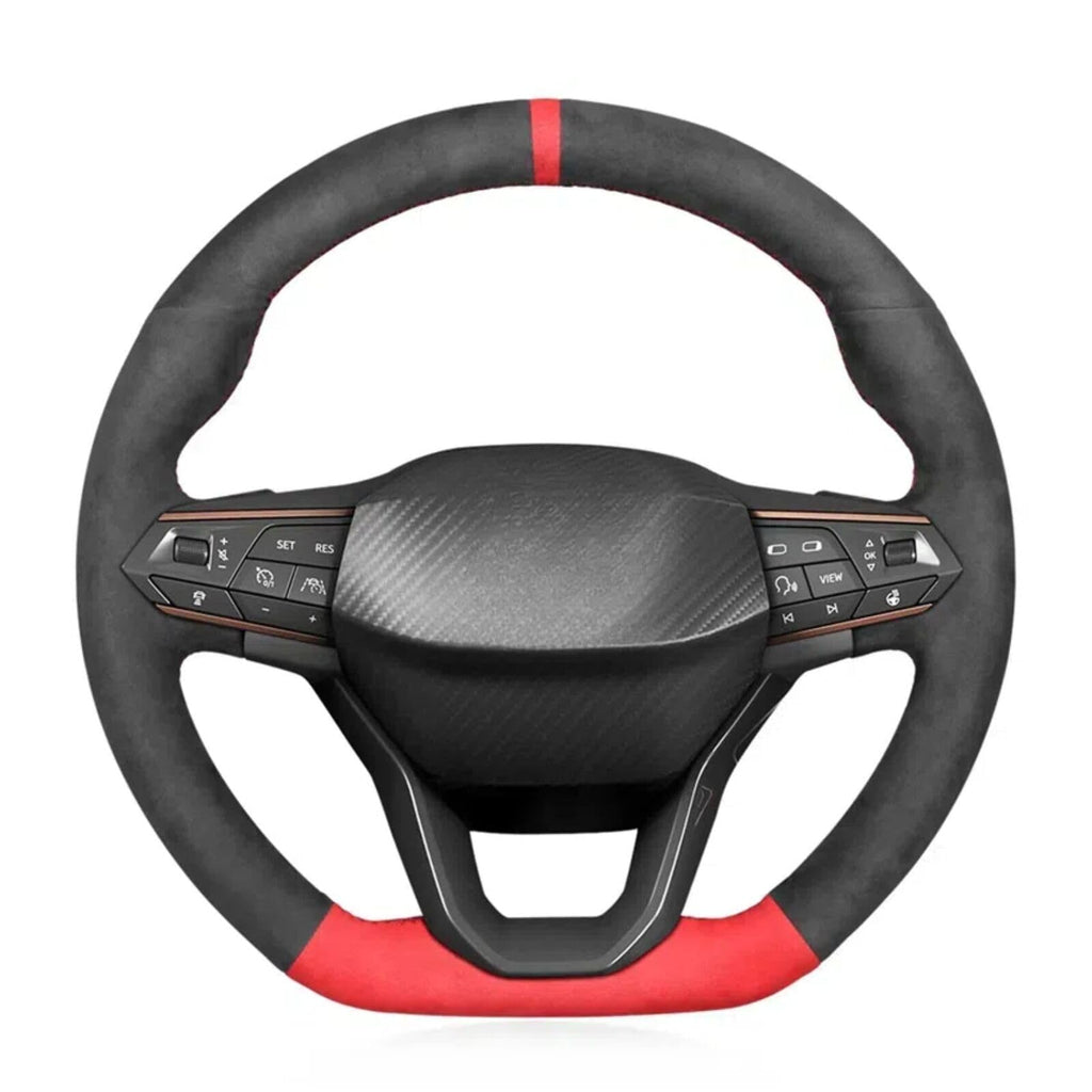 Breathable DIY Steering Wheel Cover for SEAT Cupra Leon 2020–2021