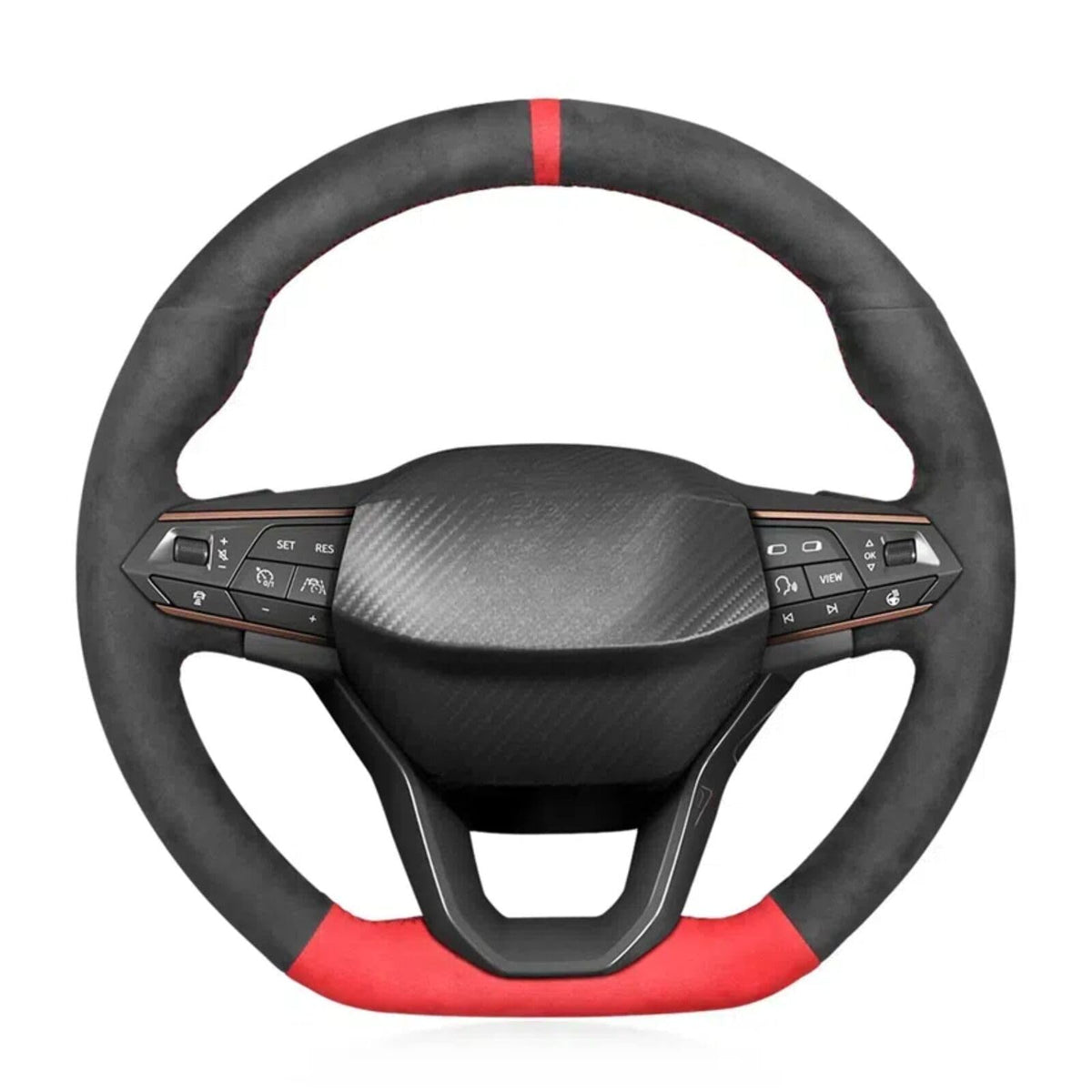 Breathable DIY Steering Wheel Cover for SEAT Cupra Leon 2020–2021