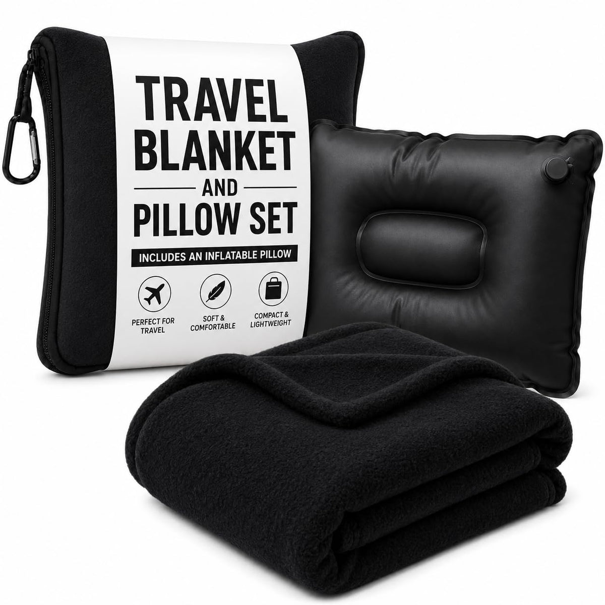 Adjustable Memory Foam Travel Neck Pillow for Sleeping