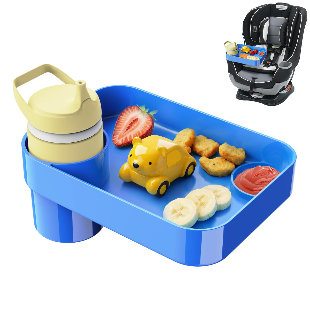 Universal Car Seat Snack Tray for Kids Travel