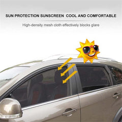 Universal Magnetic Mesh Car Window Sun Shades 4-Pack
