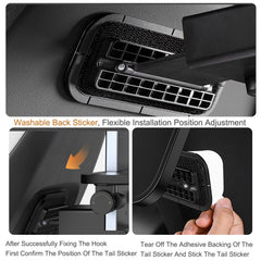 Multifunctional Foldable Car Seat Tray Table with Phone Holder