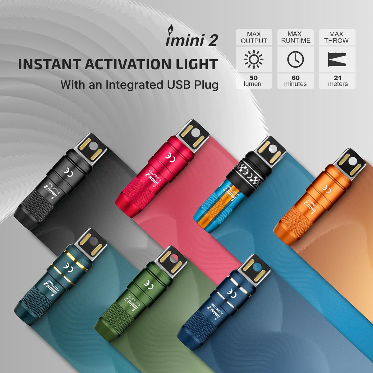 OLIGHT IMINI 2 Rechargeable EDC Keychain Mini Flashlight