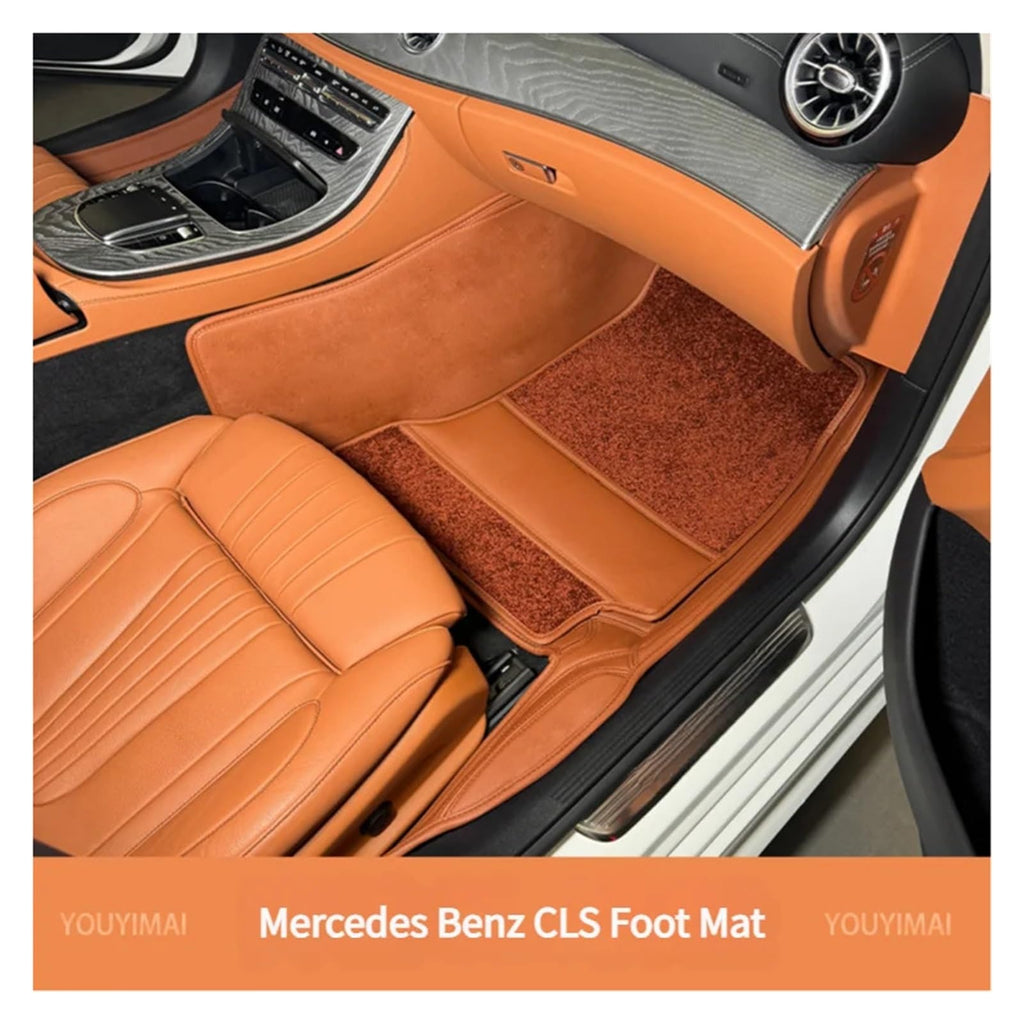 Full-Surround Car Floor Mats, Compatible with Mercedes-Benz