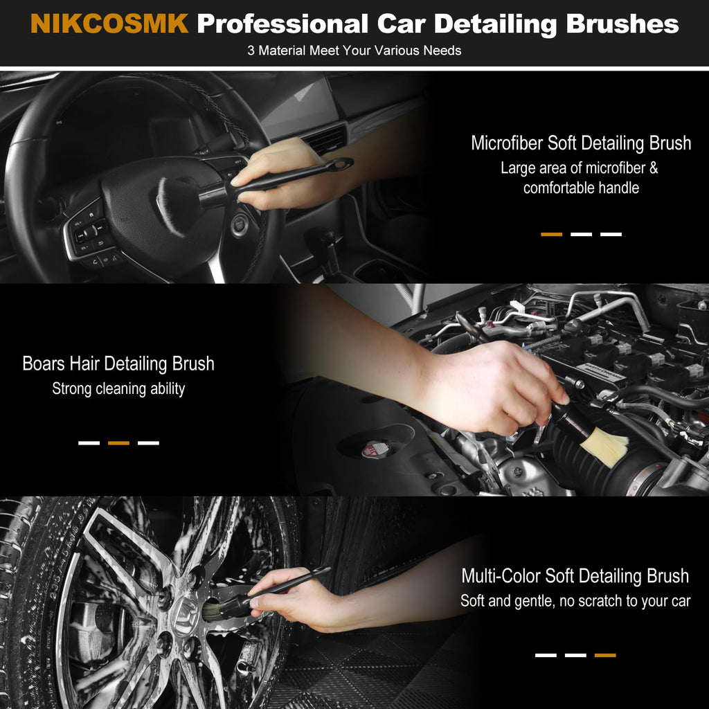 10-Piece Car Interior Cleaning & Detailing Kit