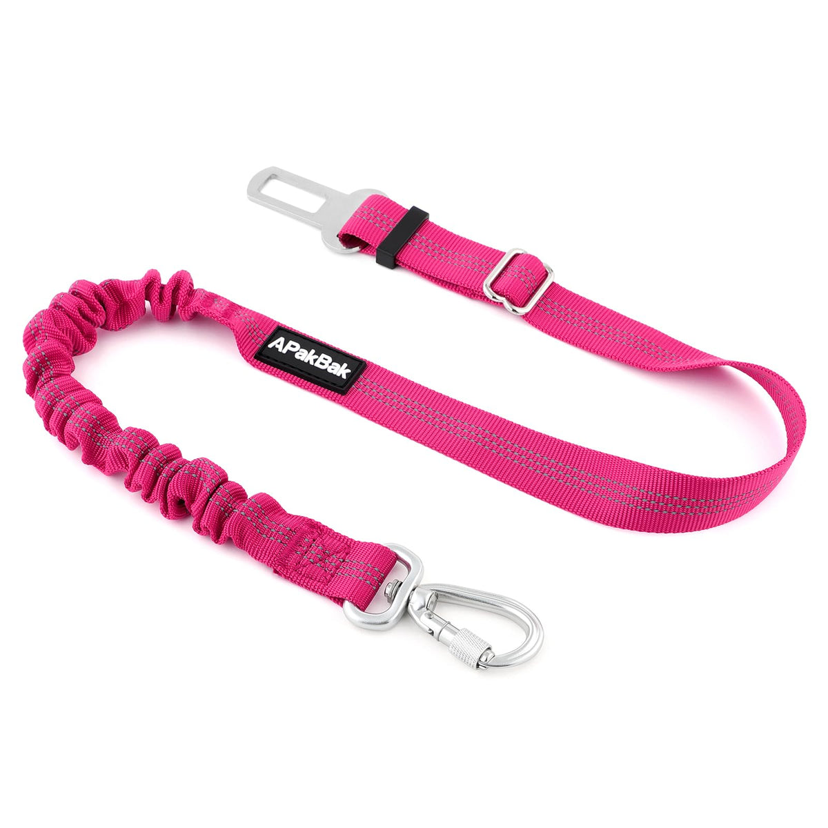 APakBak Dog Seat Belt for Car, Car Harness with Locking Aluminum Hook