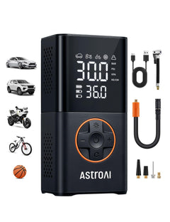 150 PSI Cordless Tire Inflator with Digital Display & LED Light