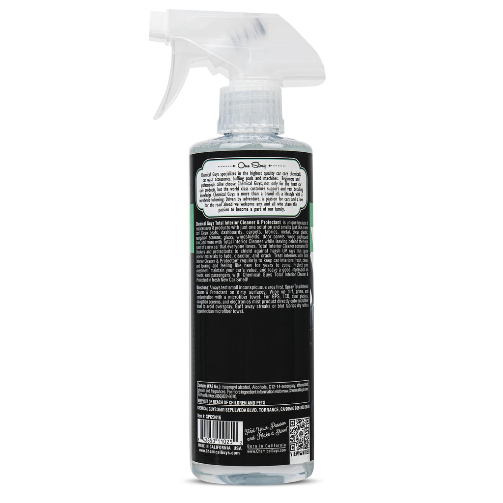 Chemical Guys, Total Interior Cleaner & Protectant, New Car Scent