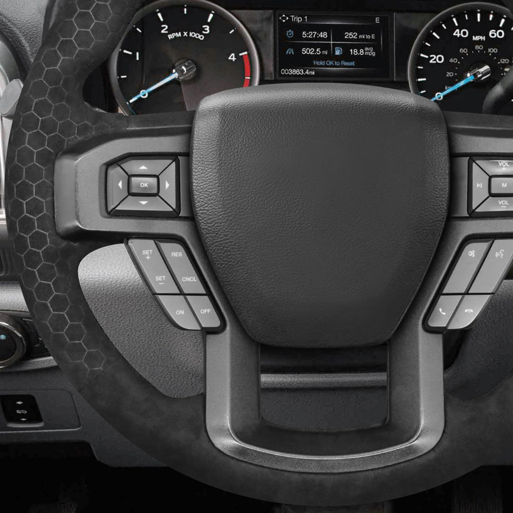 DIY Stitched Steering Wheel Cover for Ford F-Series & Expedition