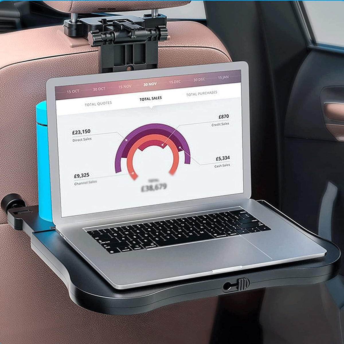 Multifunctional Car Steering Wheel Desk & Foldable Tray