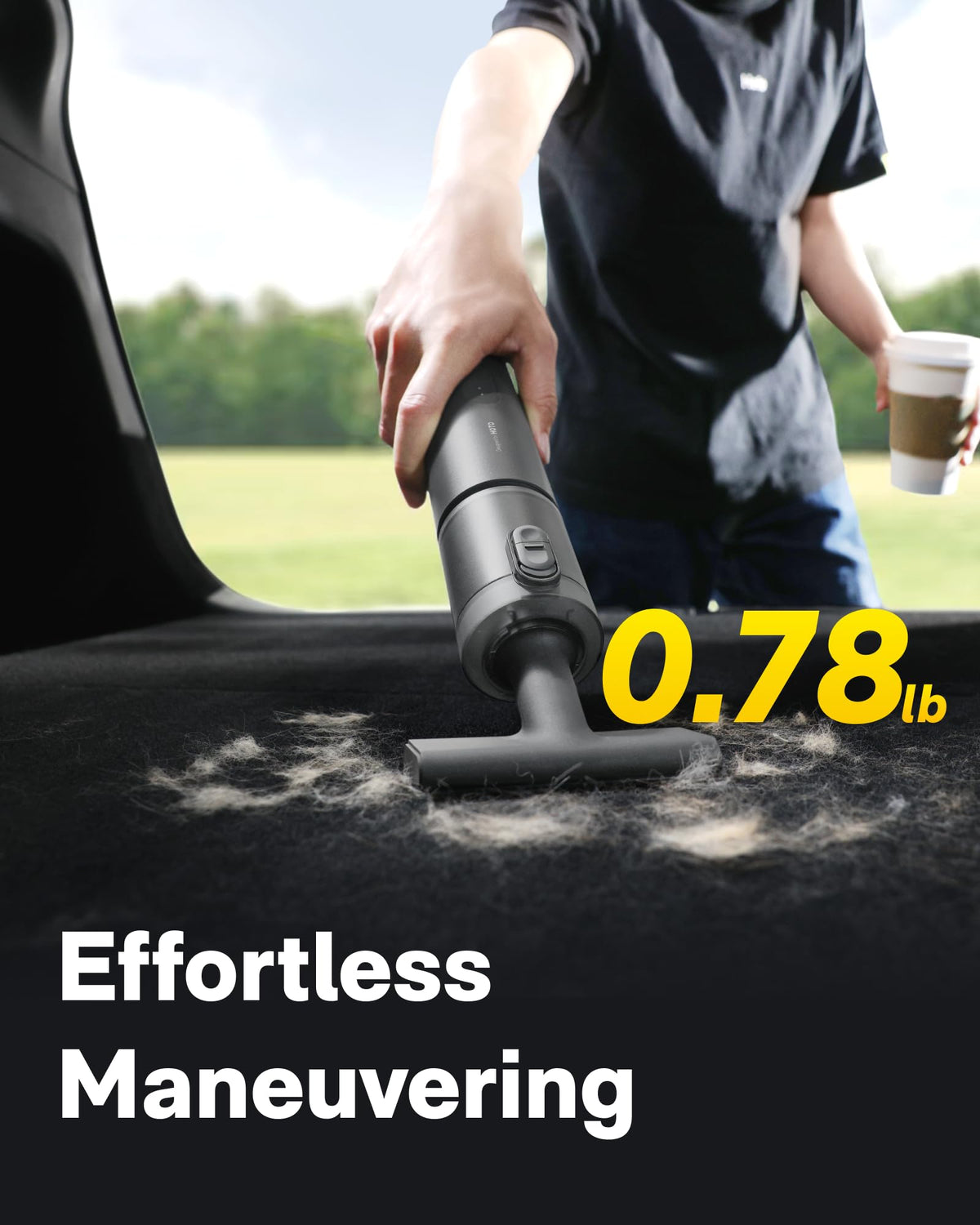 4-in-1 Cordless Handheld Car Vacuum 20,000Pa