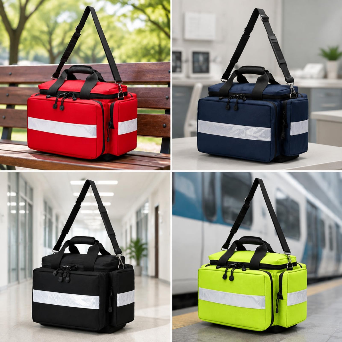 Adjustable Emergency Response Bag for Workplace Preparedness