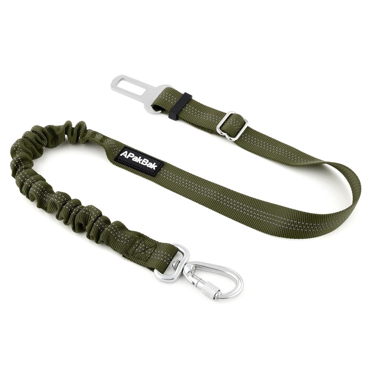 APakBak Dog Seat Belt for Car, Car Harness with Locking Aluminum Hook