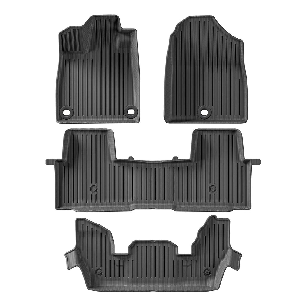 TPE 3D Floor Mats & Cargo Liner for Honda Pilot 2023–2024