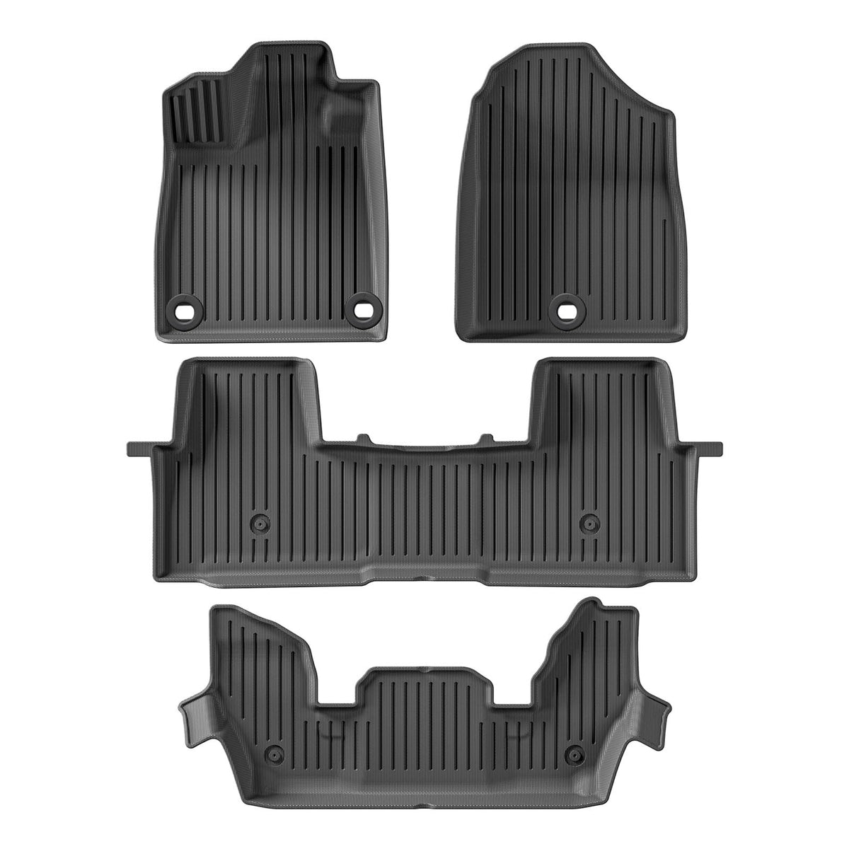 TPE 3D Floor Mats & Cargo Liner for Honda Pilot 2023–2024
