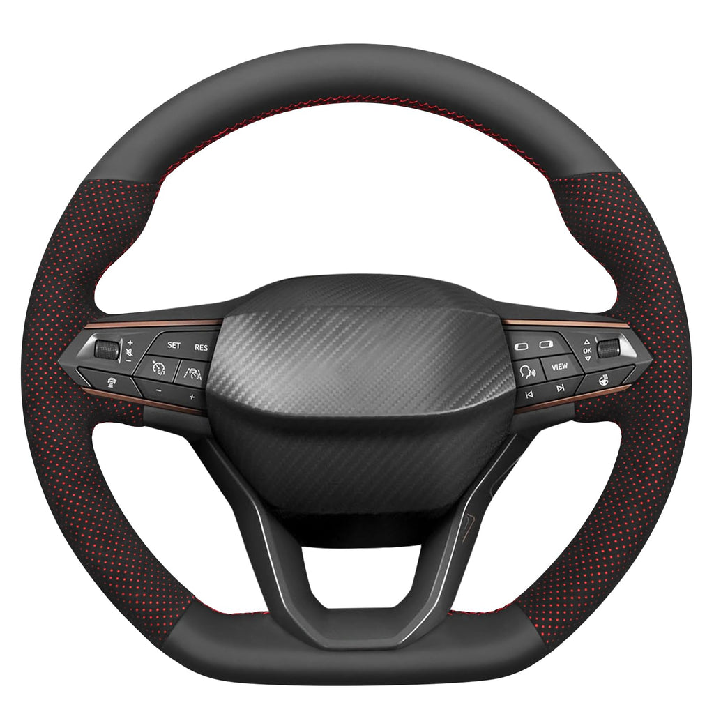 Breathable DIY Steering Wheel Cover for SEAT Cupra Leon 2020–2021