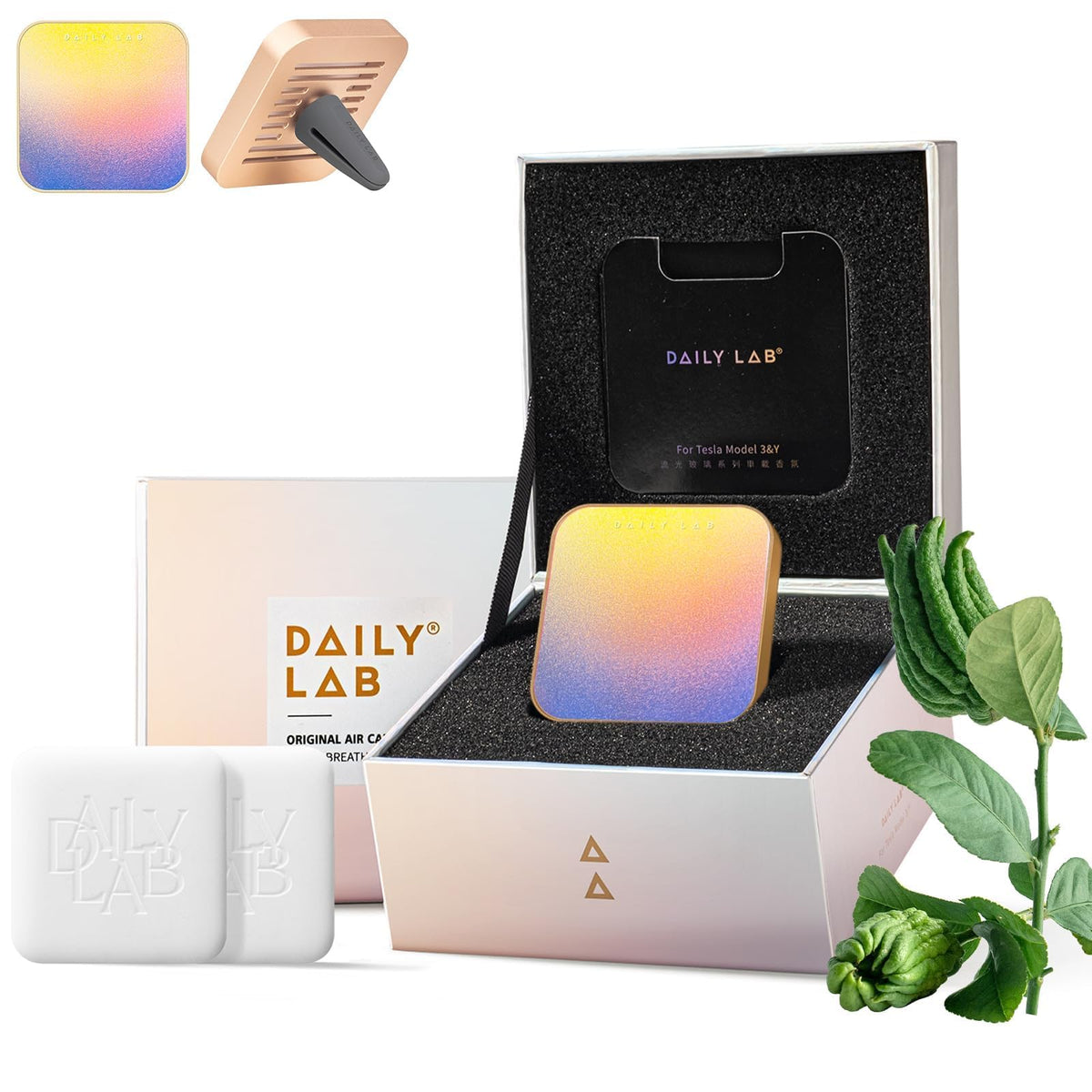 DAILY LAB Luxury Car Air Freshener Universal Vent Clip Scent - Star Glow