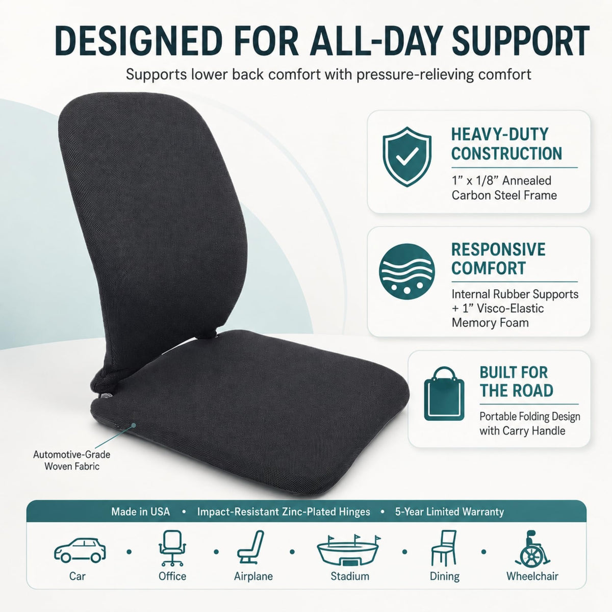 McCarty's SacroEase Sacro Premium Lumbar Back Support