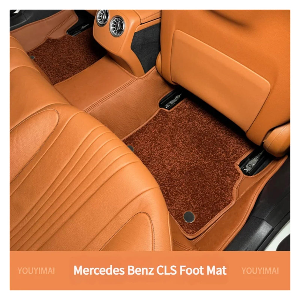 Full-Surround Car Floor Mats, Compatible with Mercedes-Benz