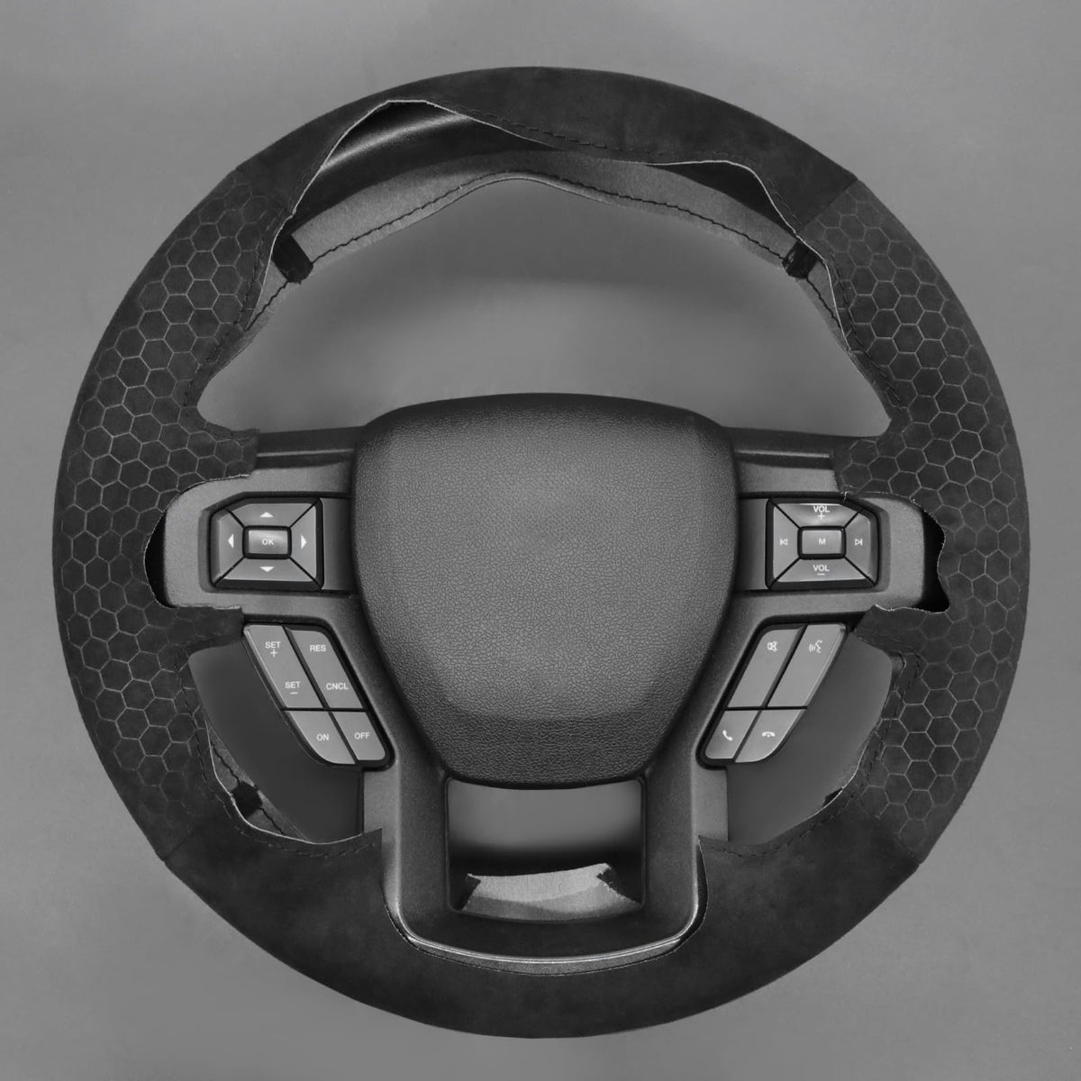 DIY Stitched Steering Wheel Cover for Ford F-Series & Expedition