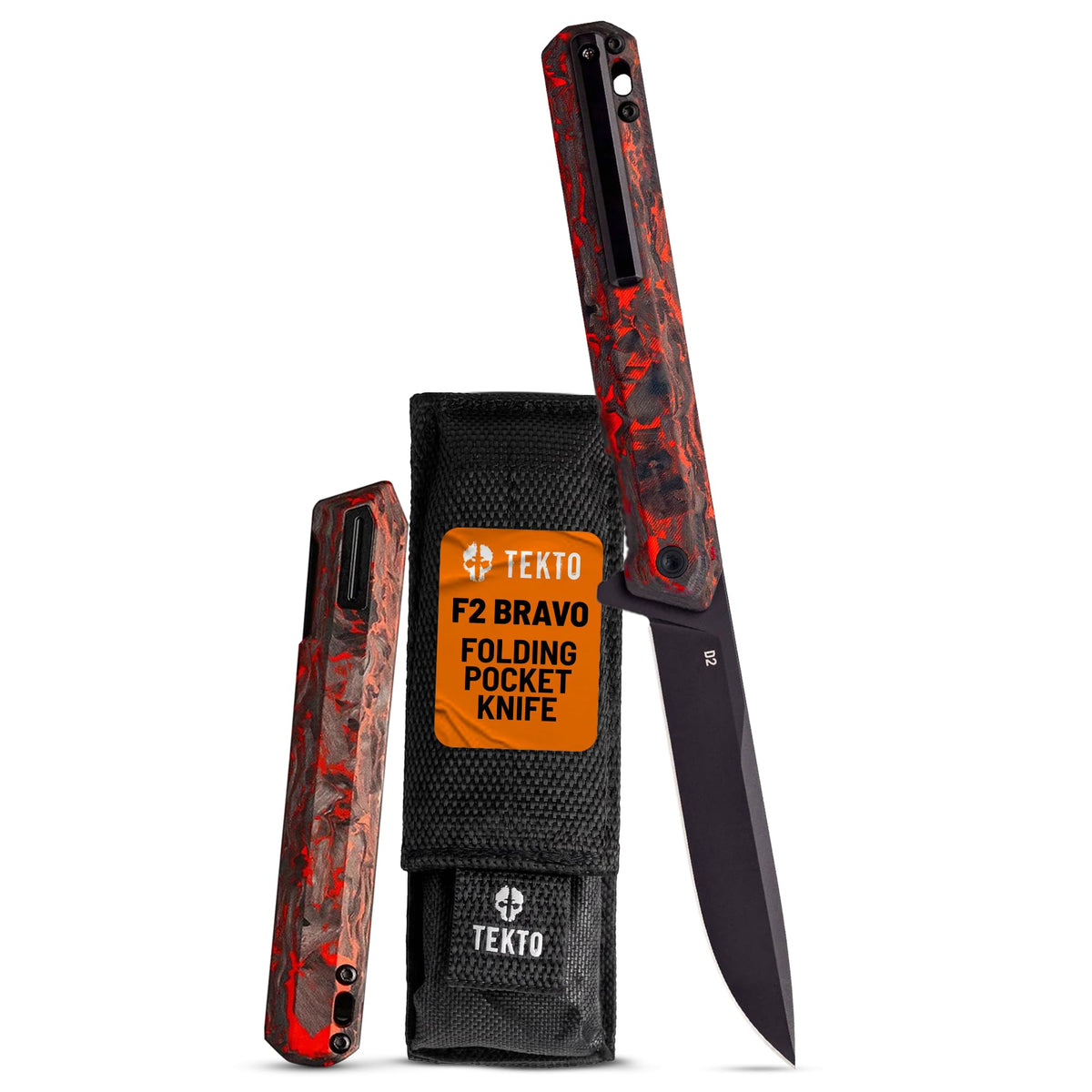 D2 Steel Folding Pocket Knife for Camping & Outdoor Use