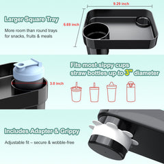 Universal Car Seat Snack Tray for Kids Travel