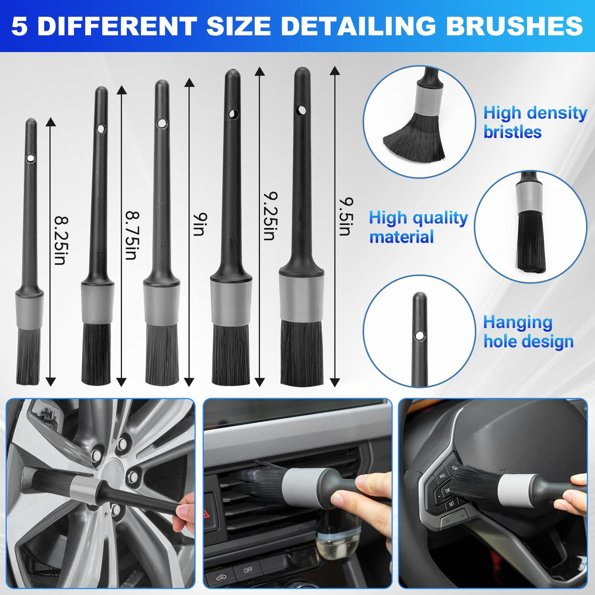 THINKWORK Car Wash Kit, Car Detailing Kit Interior Cleaner