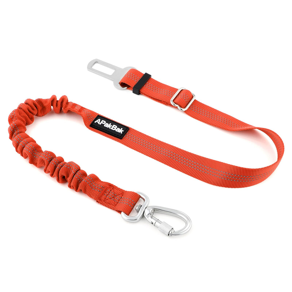 APakBak Dog Seat Belt for Car, Car Harness with Locking Aluminum Hook