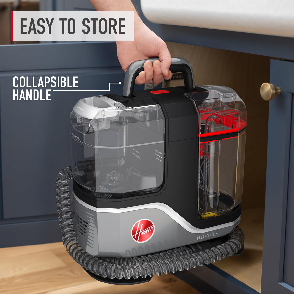 Hoover CleanSlate Plus Portable Carpet + Upholstery Spot Cleaner Machine