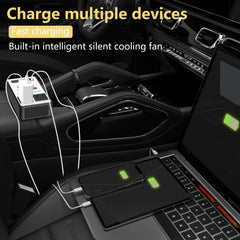 200W Car Power Inverter with AC Outlet, USB-C & USB Charging